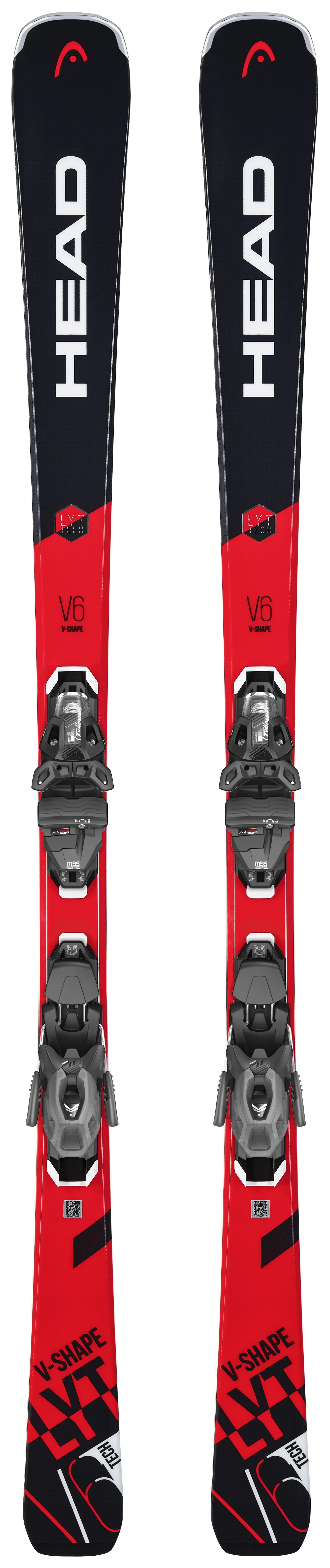 Head V-Shape V6 Skis with PR11 Grip Walk Bindings