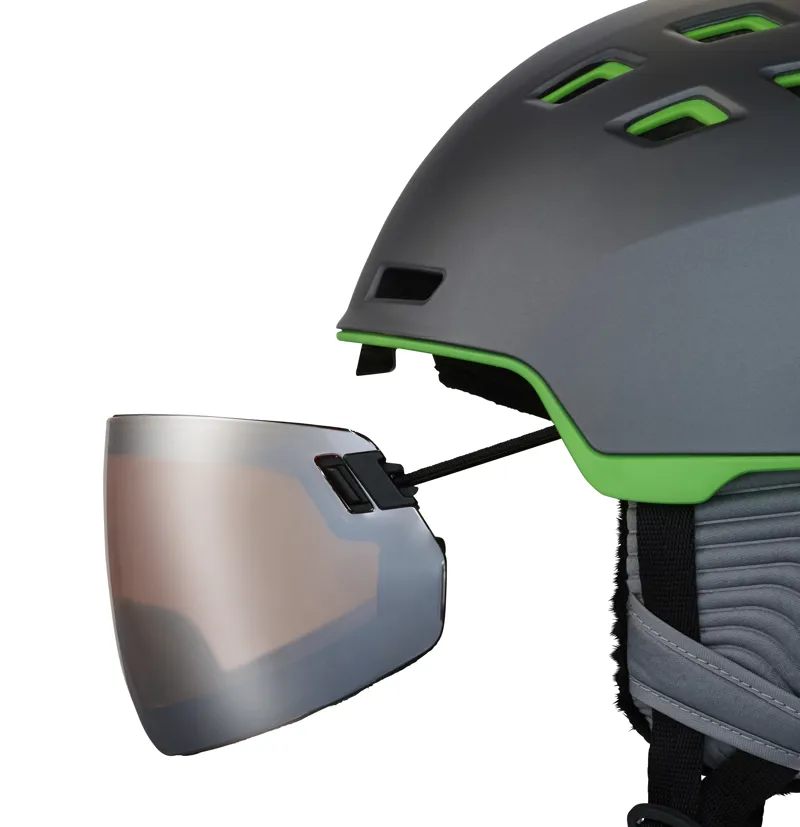 Head Radar Visor Ski Helmet in Dark Grey-2