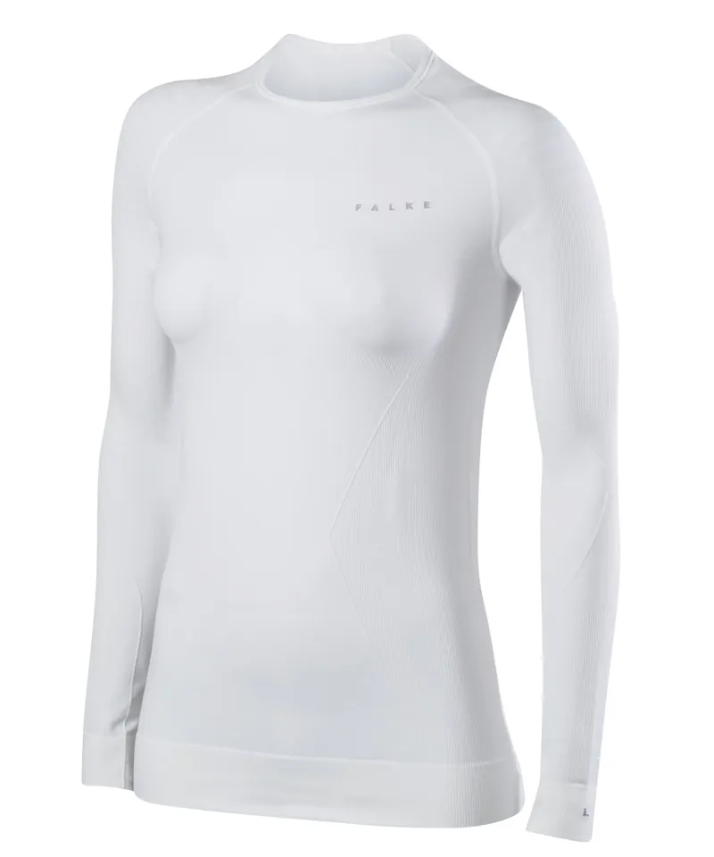Falke LS Tight Womens Thermal Base Layer Top in White