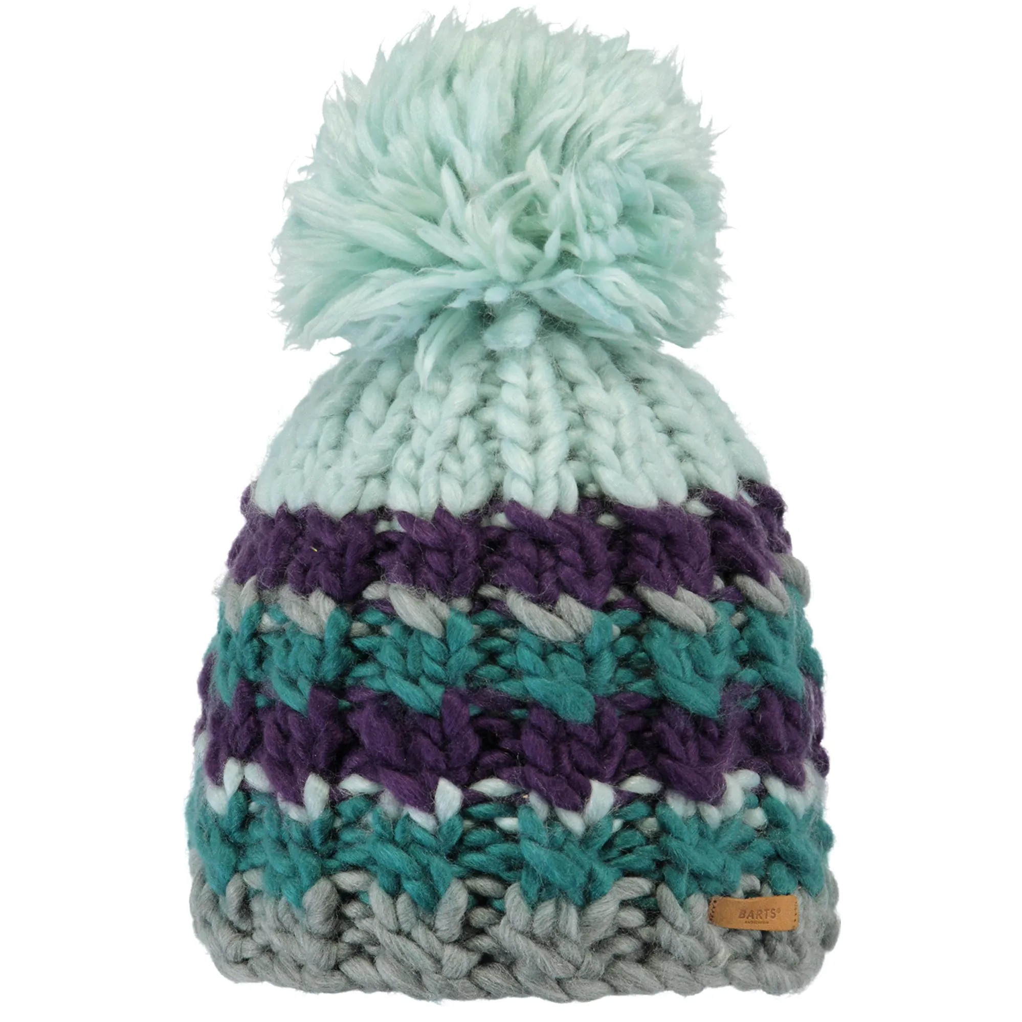 Barts Feather Beanie Hat in Heather Grey The Ski Shop