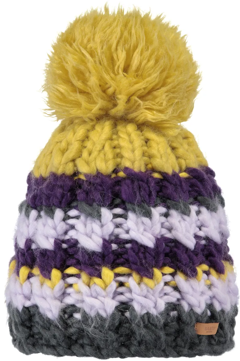 Barts Feather Beanie in Charcoal