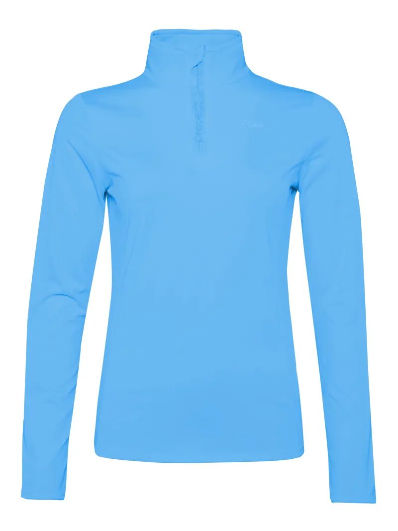 Protest Fabrizoy 1/4 Zip Womens Stretch Fleece in Drizzle