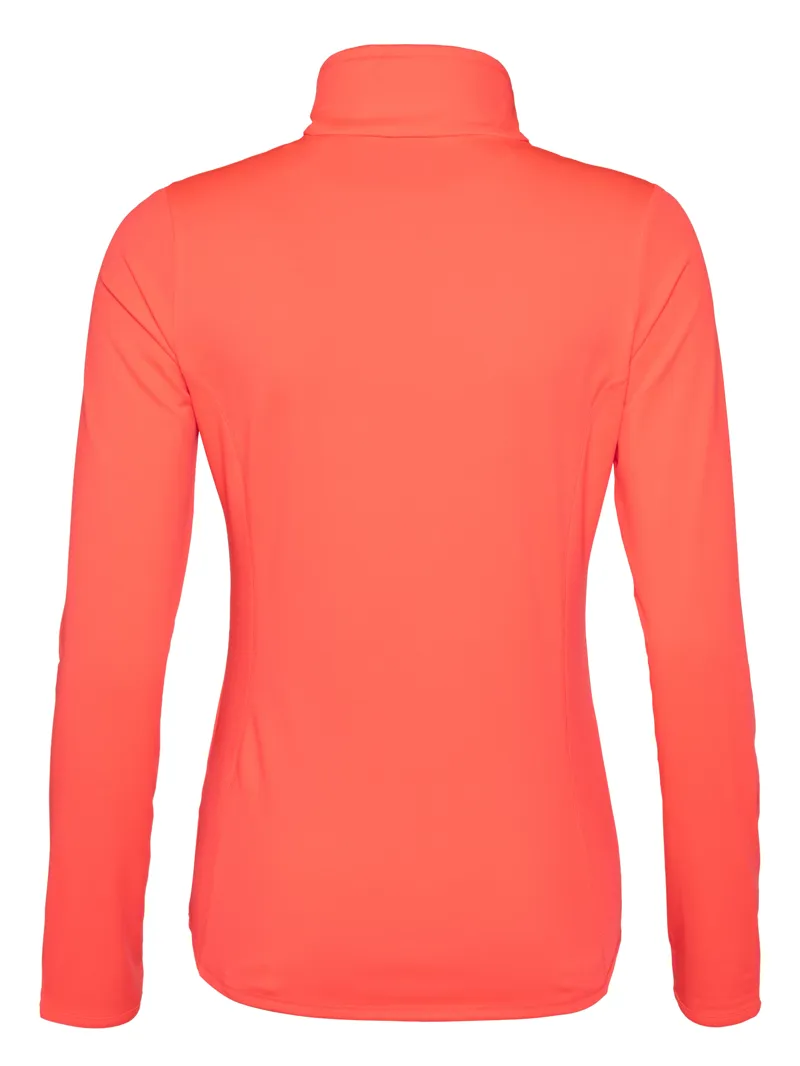 Protest Fabrizoy 1/4 Zip Womens Stretch Fleece in Granatina-1