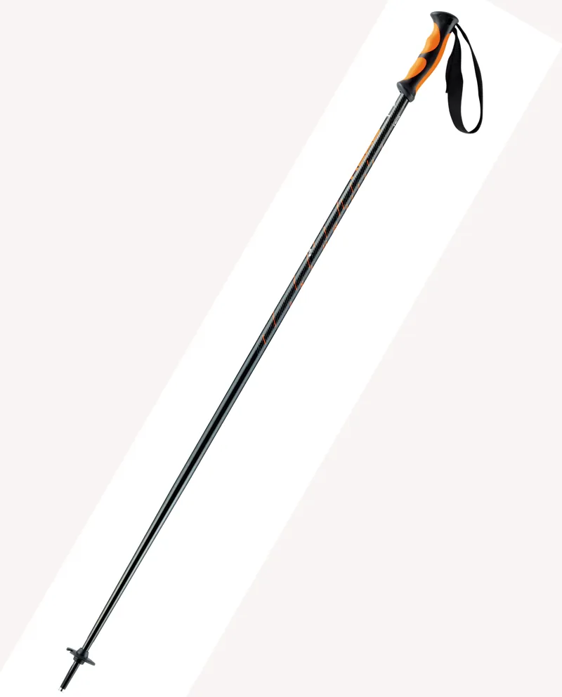 Head Multi S Ski Poles in Black/Orange