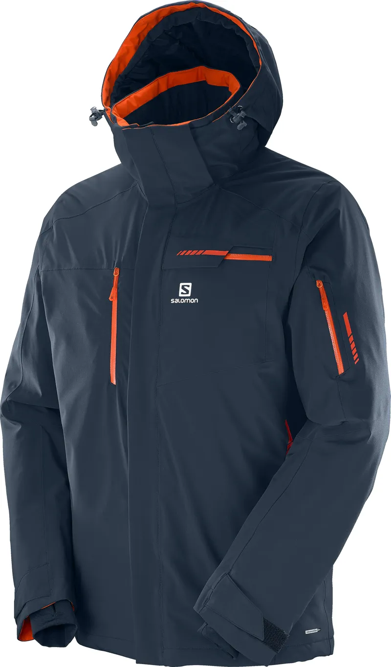 Salomon men's brilliant ski jacket top