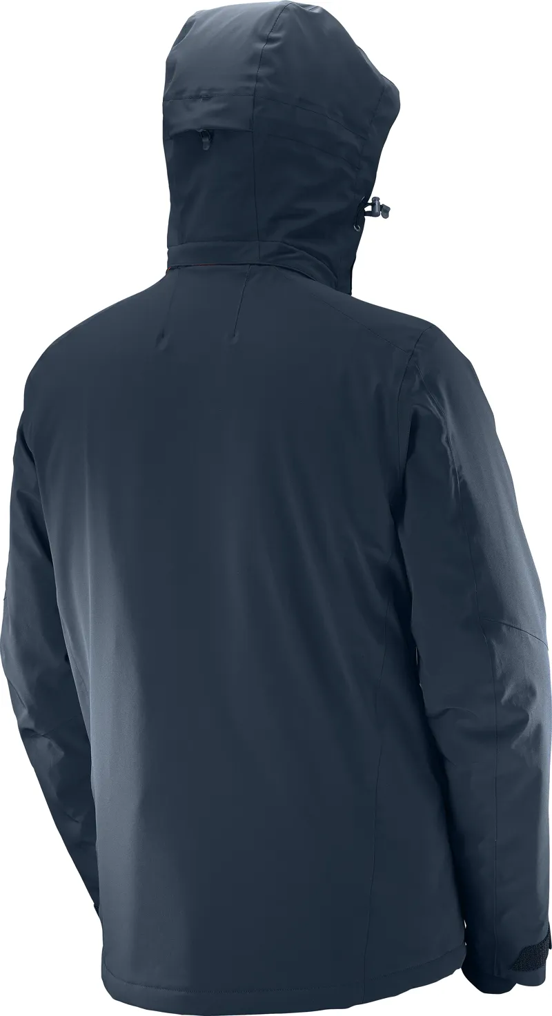 Salomon Mens Brilliant Ski Jacket in Big Blue X-1