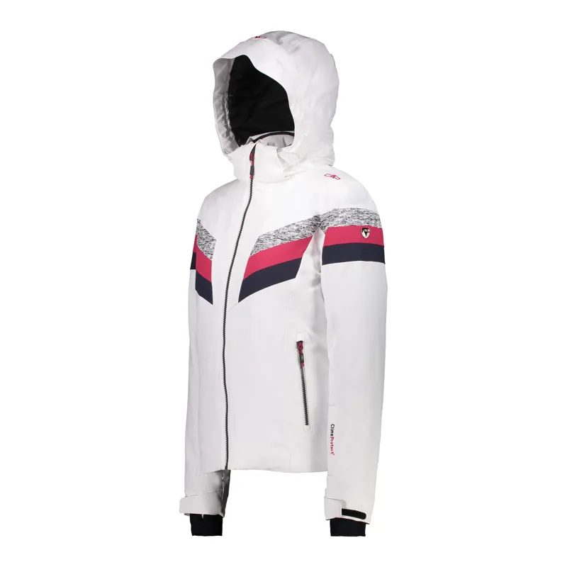CMP Emma Womens Ski Jacket in White-2