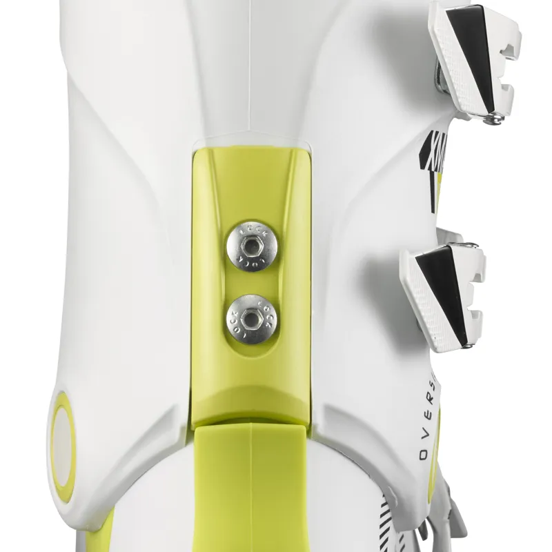 Salomon X Max 120 Custom Shell Mens Ski Boots in White/Yellow