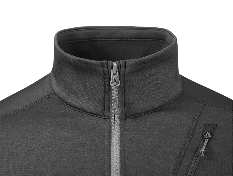 Salomon Discovery FZ Full Zip Mens Layer in Black-1