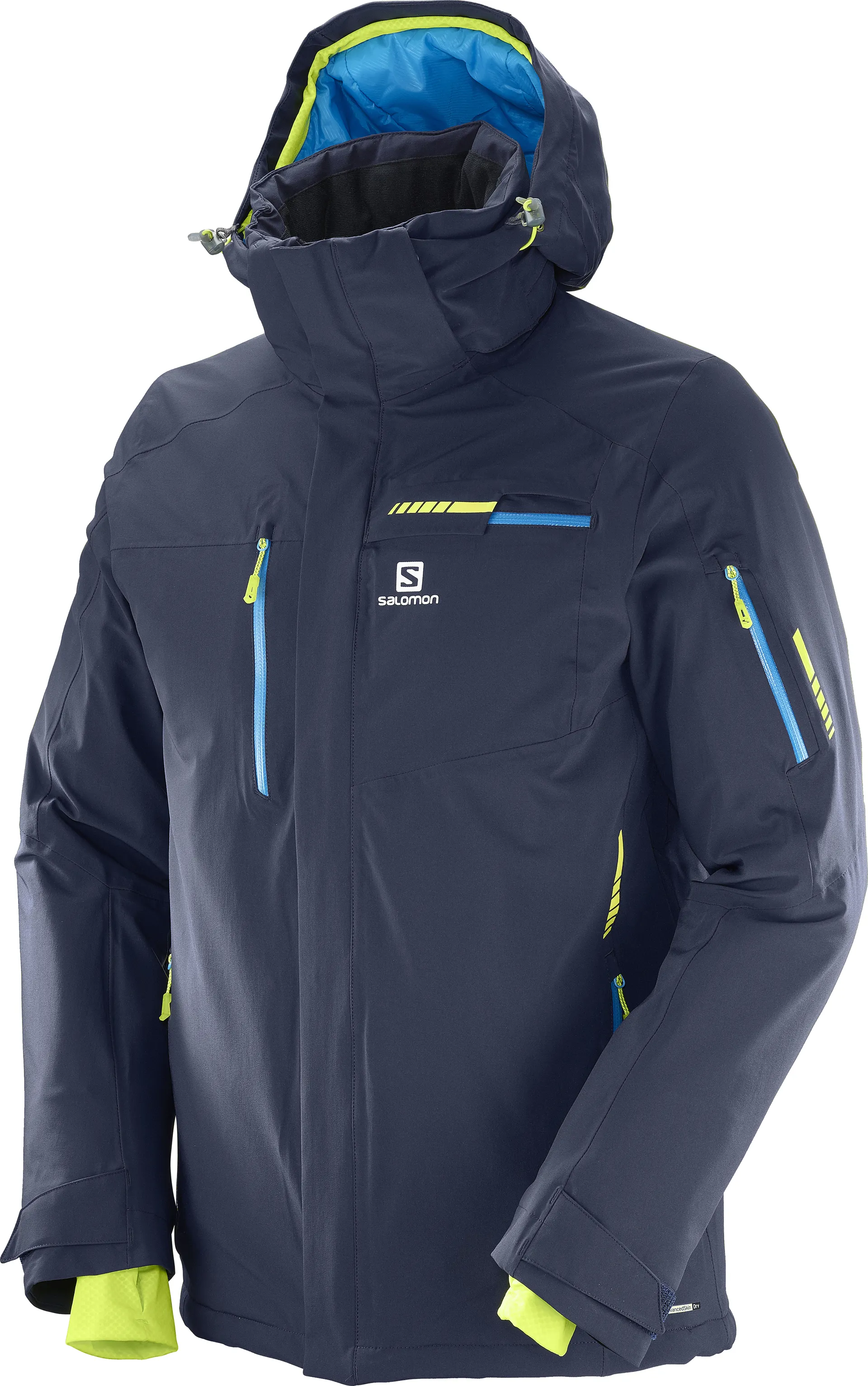 Salomon Brilliant Mens Ski Jacket In Night Sky The Ski Shop