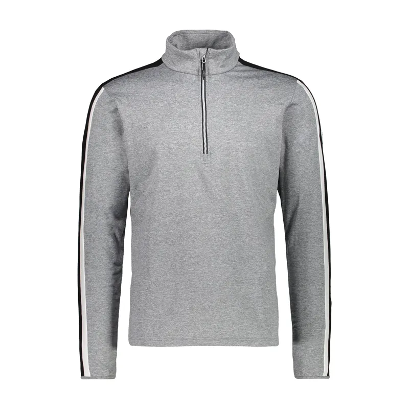 CMP Mens Eddy Softech Mid Layer Top in Grey