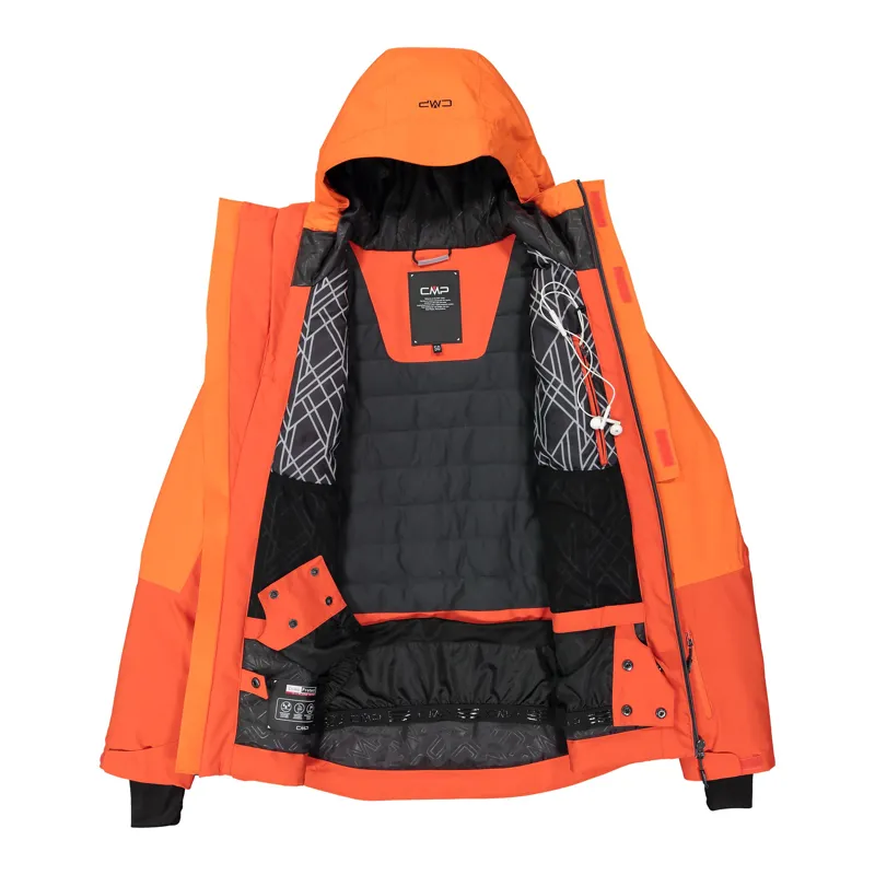 CMP Mens Liam Ski Jacket in Orange-3