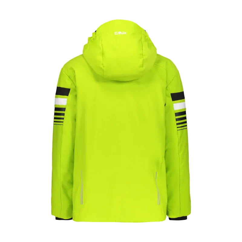 CMP Kids Joe Ski Jacket in Lime Green-2