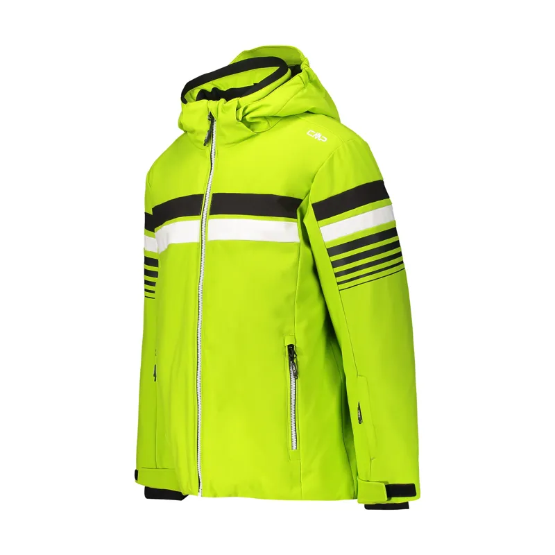 CMP Kids Joe Ski Jacket in Lime Green-1