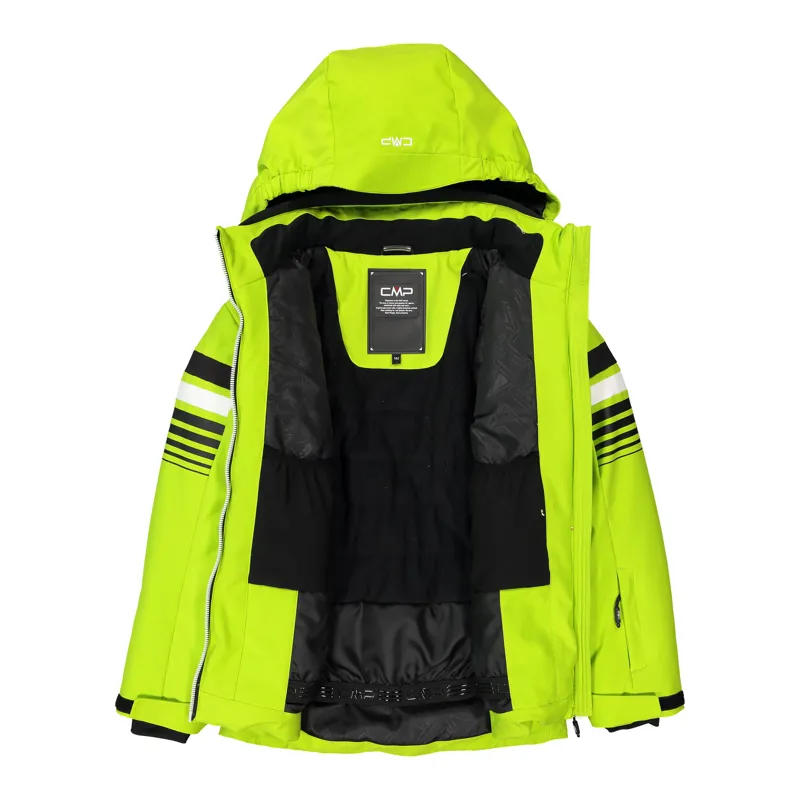 CMP Kids Joe Ski Jacket in Lime Green-3