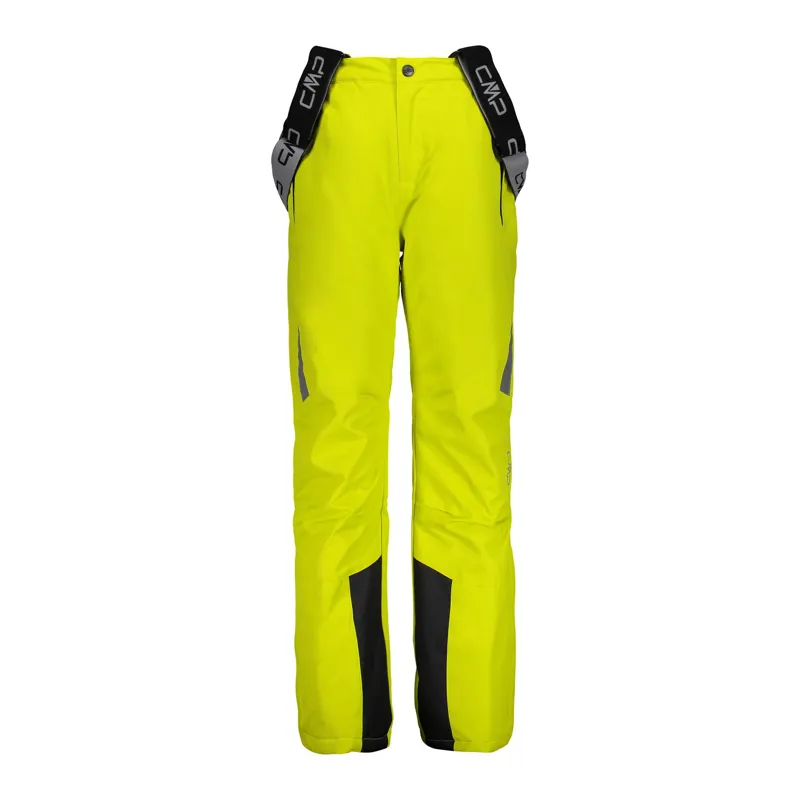 CMP Raven Junior Unisex Ski Pants in Limeade Yellow