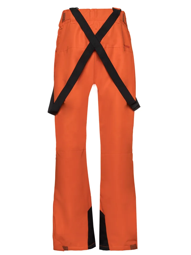 Protest Mens Oweny Ski Pants in Orange The Ski Shop