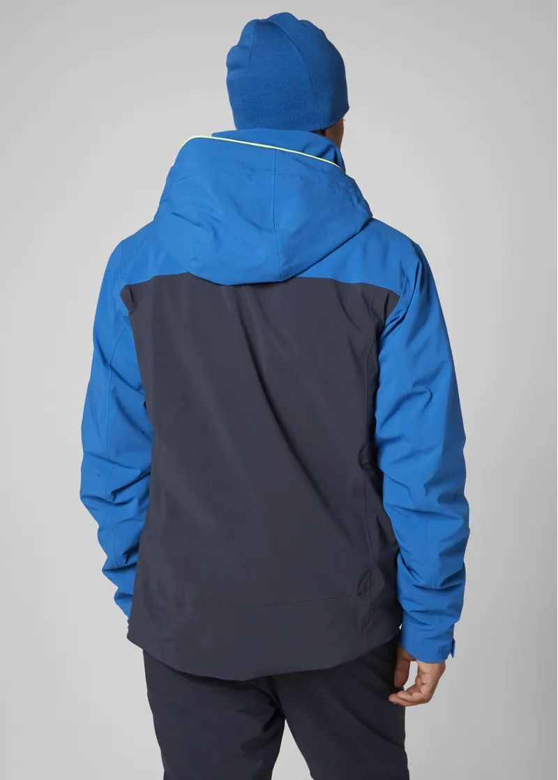 Helly Hansen Signal Mens Ski Jacket in Blue-3
