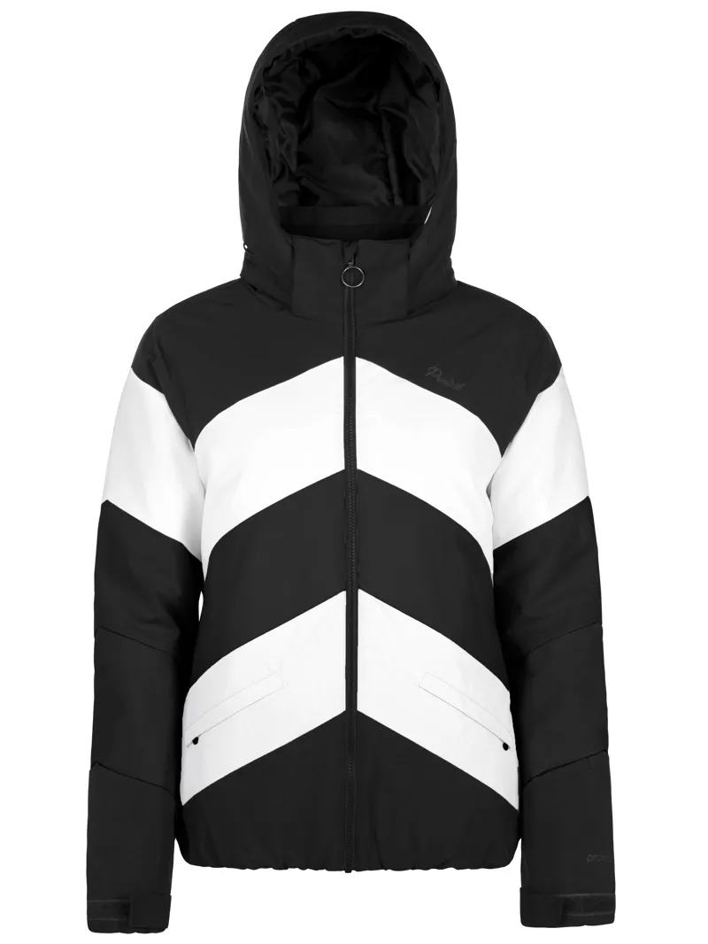 Protest Bellini Womens Ski Jacket in Black White