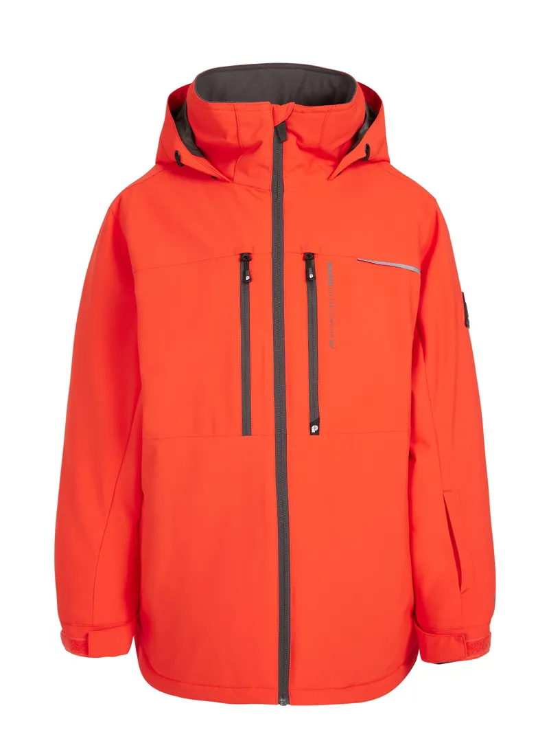 Protest Flynnt Junior Ski Jacket - Orange Fire