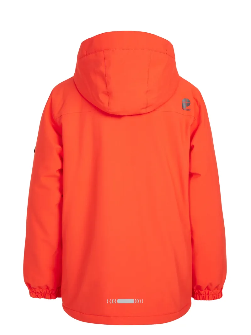 Protest Flynnt Junior Ski Jacket - Orange Fire-1