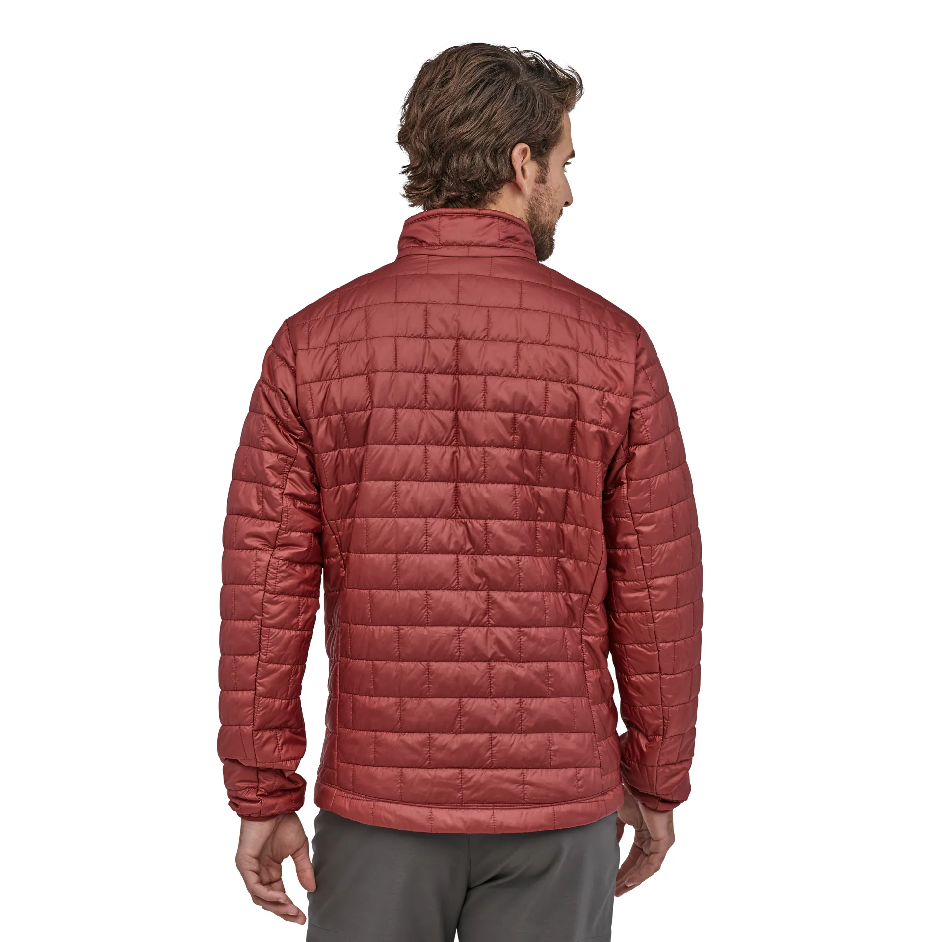 Patagonia Mens Nano Puff Jacket in Oxide Red The Ski Shop