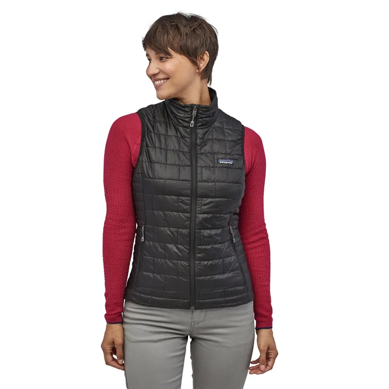 Patagonia Womens Nano Puff Insulated Vest in Black-1
