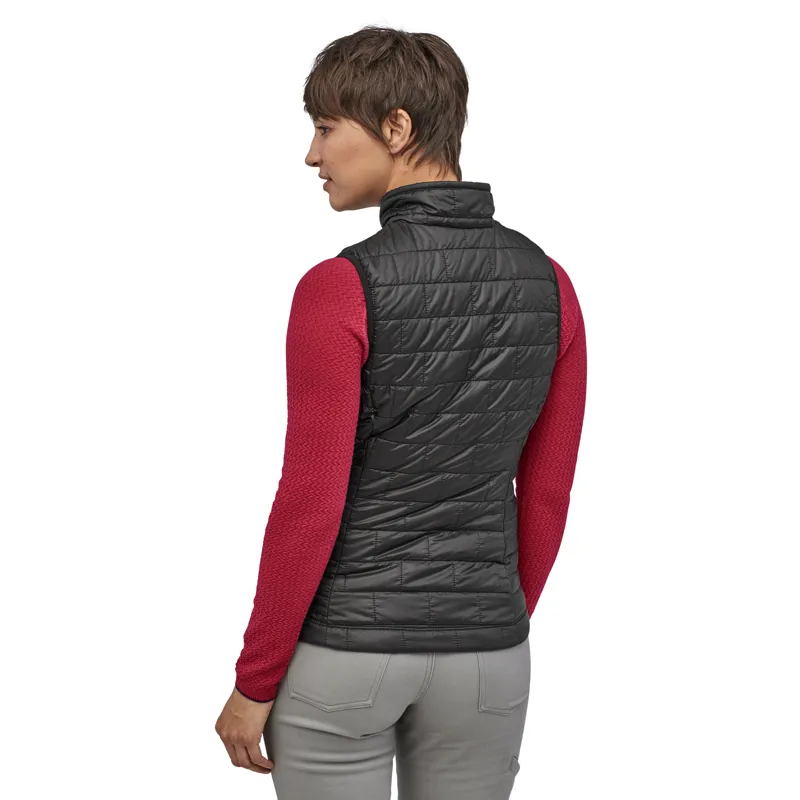 Patagonia Womens Nano Puff Insulated Vest in Black-2