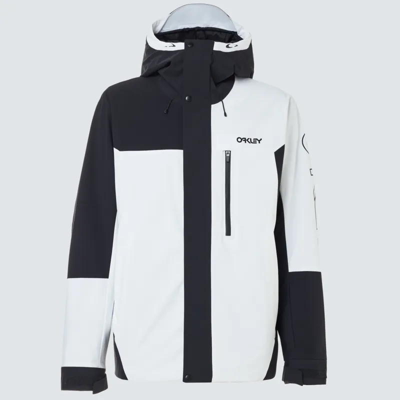 Oakley TNP BZI Mens Ski or Board Jacket in Black/White