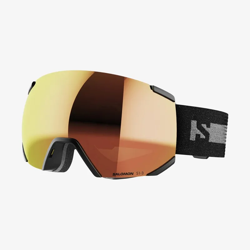 Salomon Radium Photochromic Goggles Black with Photo Red Lens