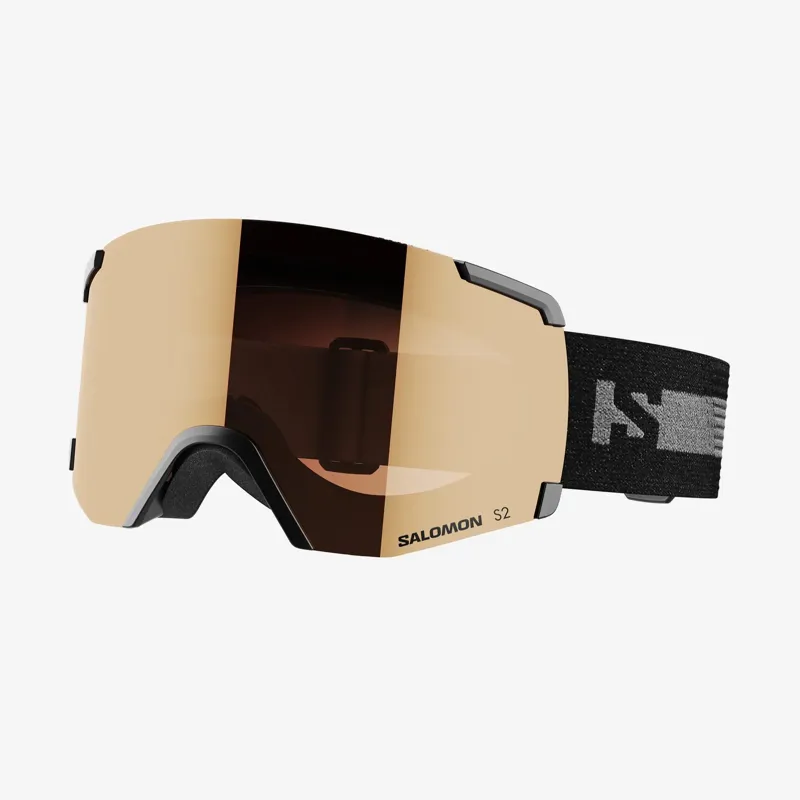 Salomon S View Access Goggles Black with Tonic Orange Lens