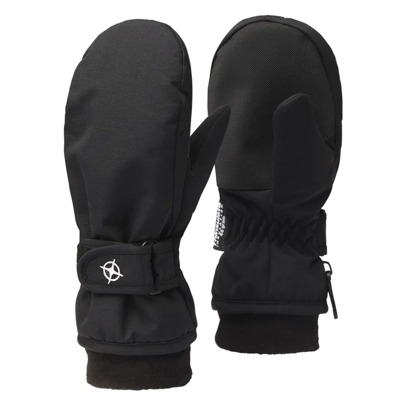 Manbi Snowpaw Kids Mittens in Black