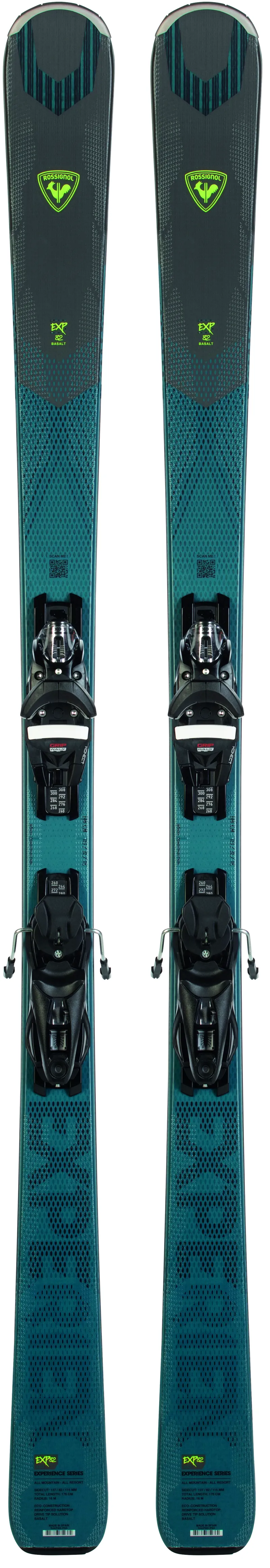 Rossignol Experience 82 Basalt Skis - NX12 Konect GW Bindings