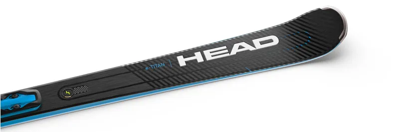 2022 Head Supershape E Titan Skis with PRD 12 Grip Walk Bindings-2