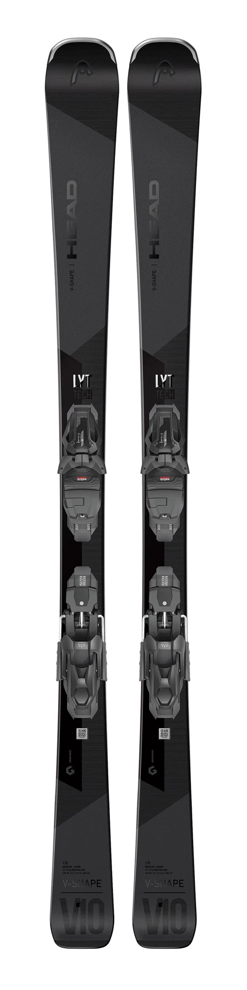 Head V-Shape V10 Skis 2021 with PR11 Grip Walk Bindings