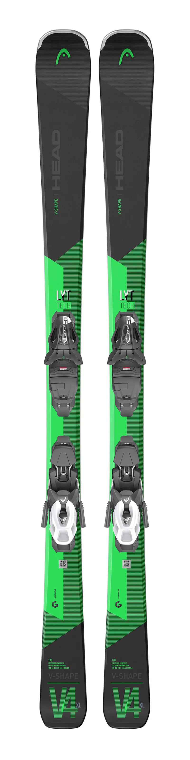 2022 Head V-Shape V4 XL 2022 Skis with PR11 Grip Walk Bindings