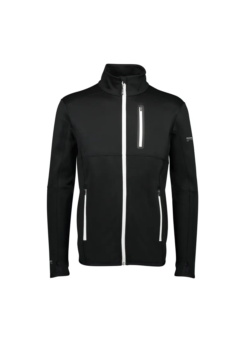 Mons Approach Tech Mid Jacket Merino in Black
