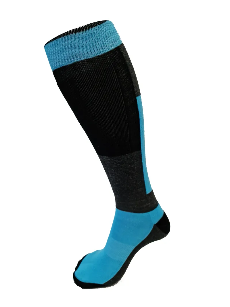 Whistler Corsicana Twin Pack Ski Socks in Aqua Blue