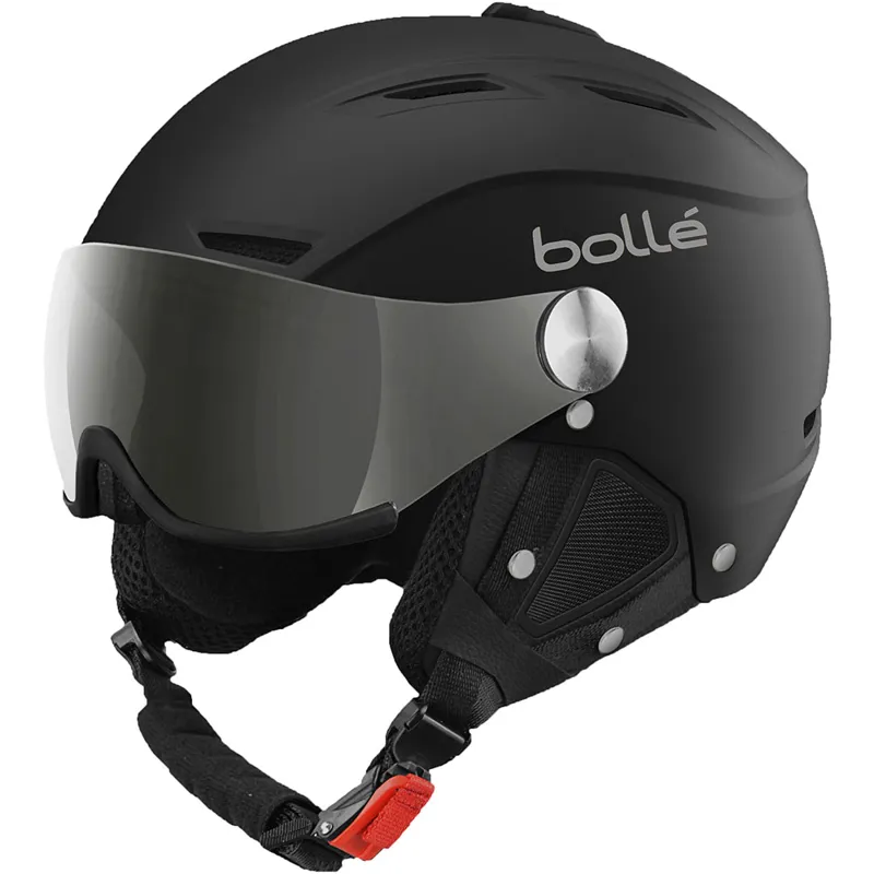 Bolle Backline Visor Ski Helmet In Black with 2 Visors