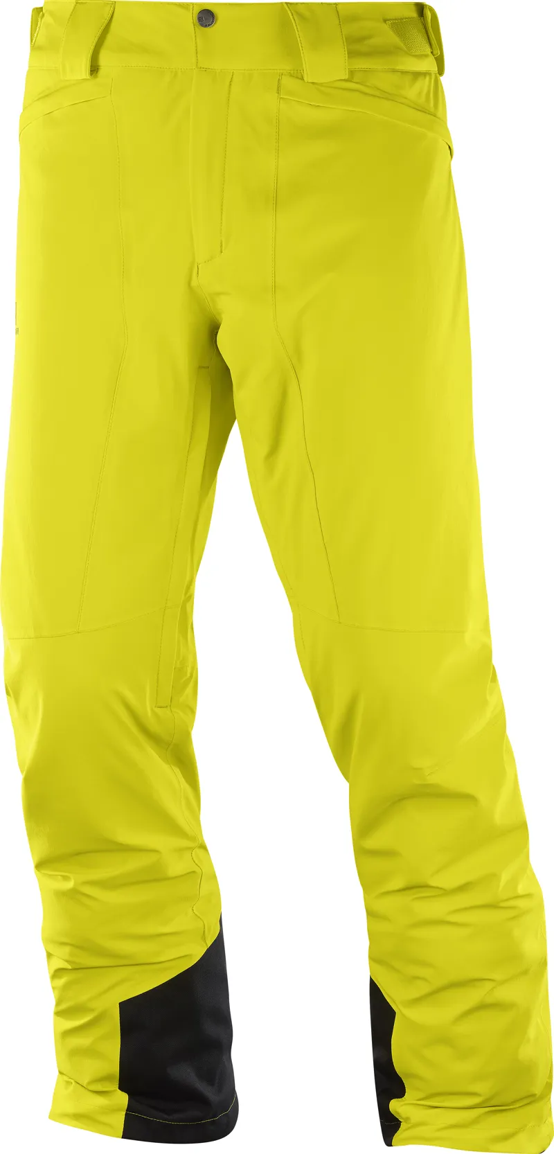 Salomon Icemania Mens Ski Pants In Sulphur Yellow