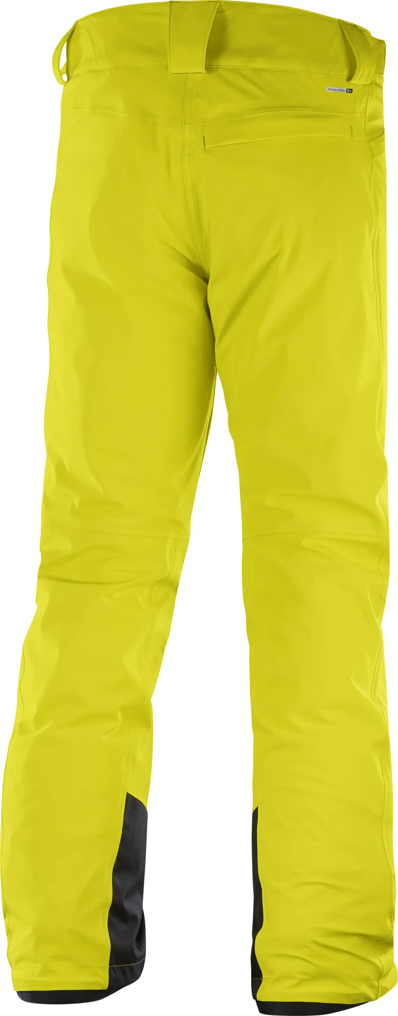 Salomon Icemania Mens Ski Pants In Sulphur Yellow-1