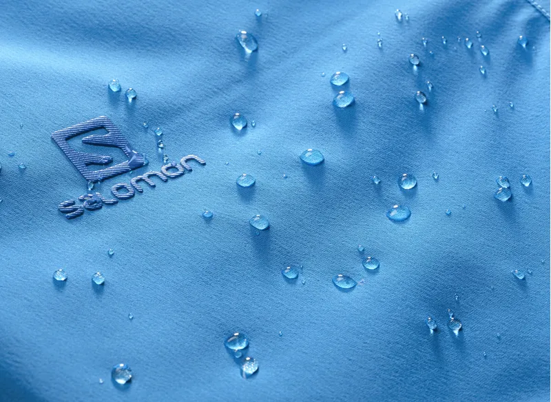 Salomon Icemania Mens Ski Pants In Surf Blue-2