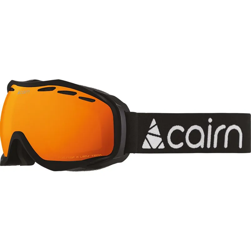Cairn Speed Double Spherical Lens C2 Ski Goggles in Black
