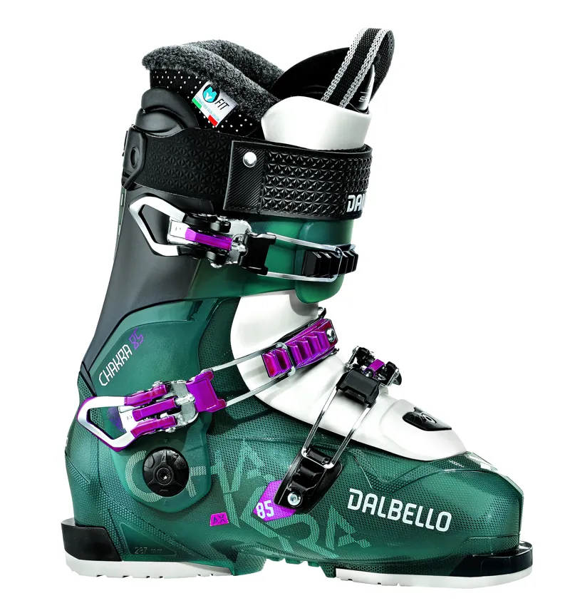 Dalbello Chakra AX 85 Womens Ski Boots in Blue Trans