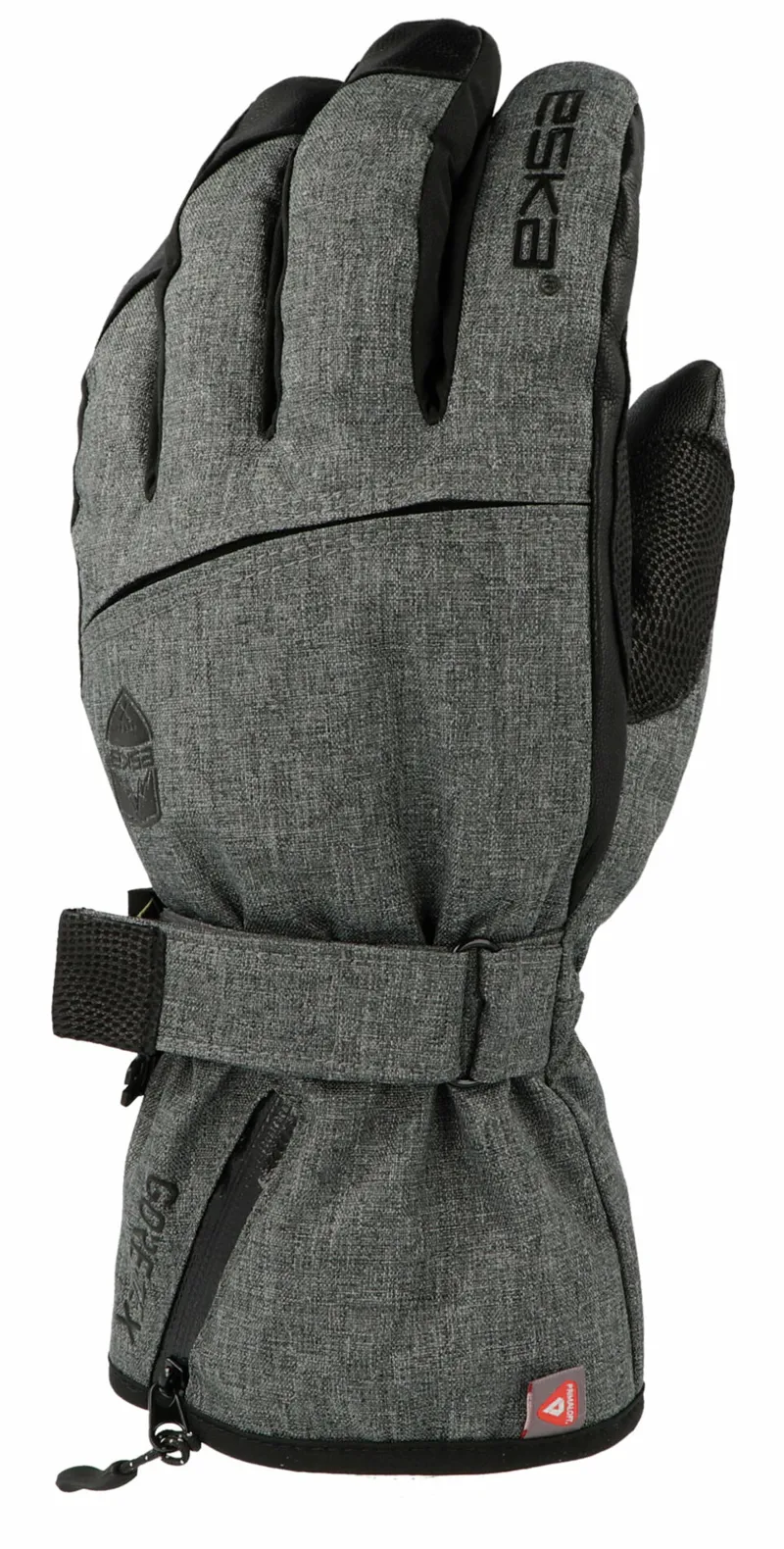Eska Club Pro Gore-Tex Mens Ski Gloves in Grey/Black