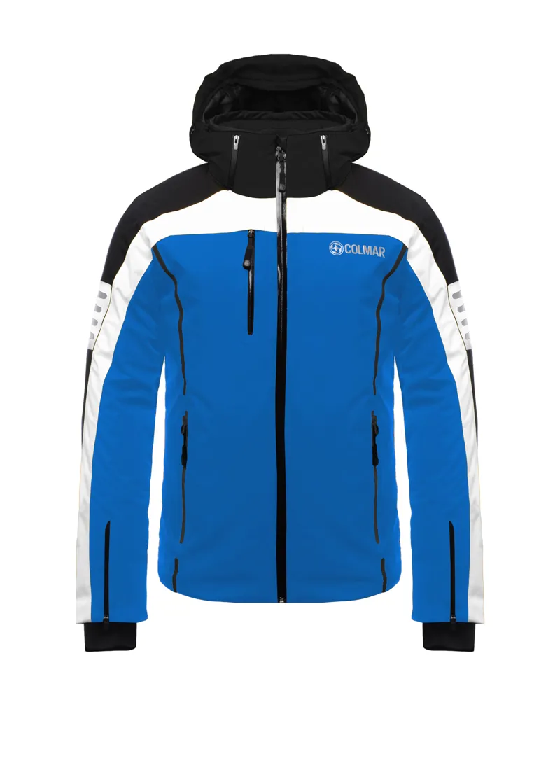 Colmar Shaw Mens Ski Jacket in Blue/White