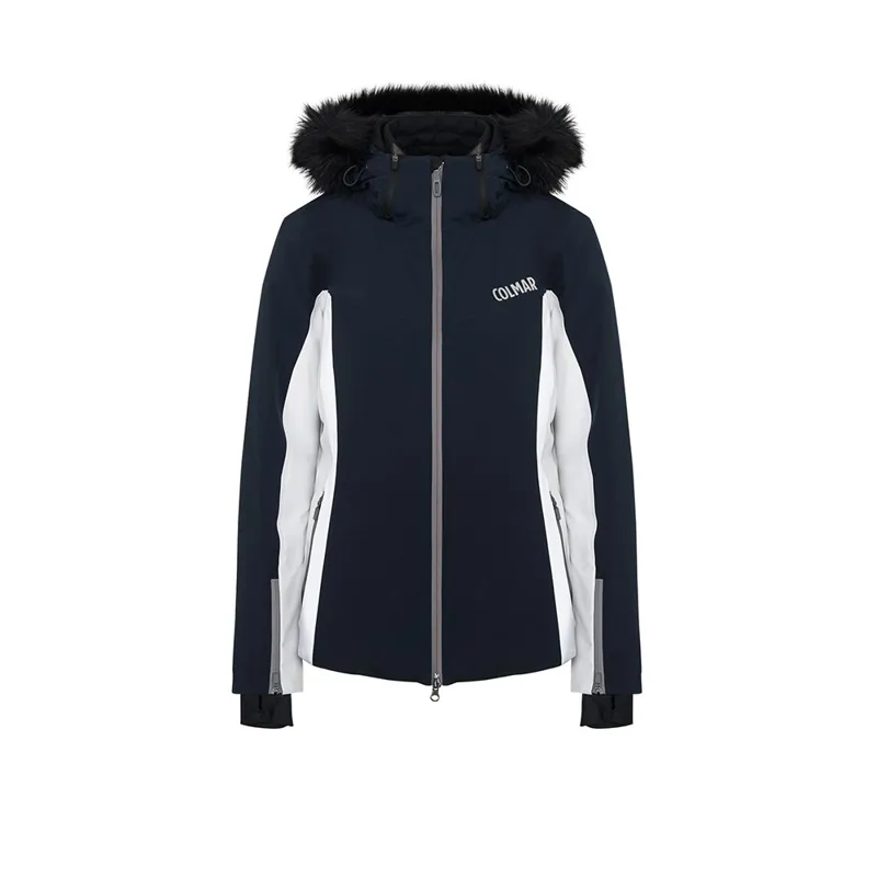 Colmar Meribel Womens Ski Jacket in Navy White