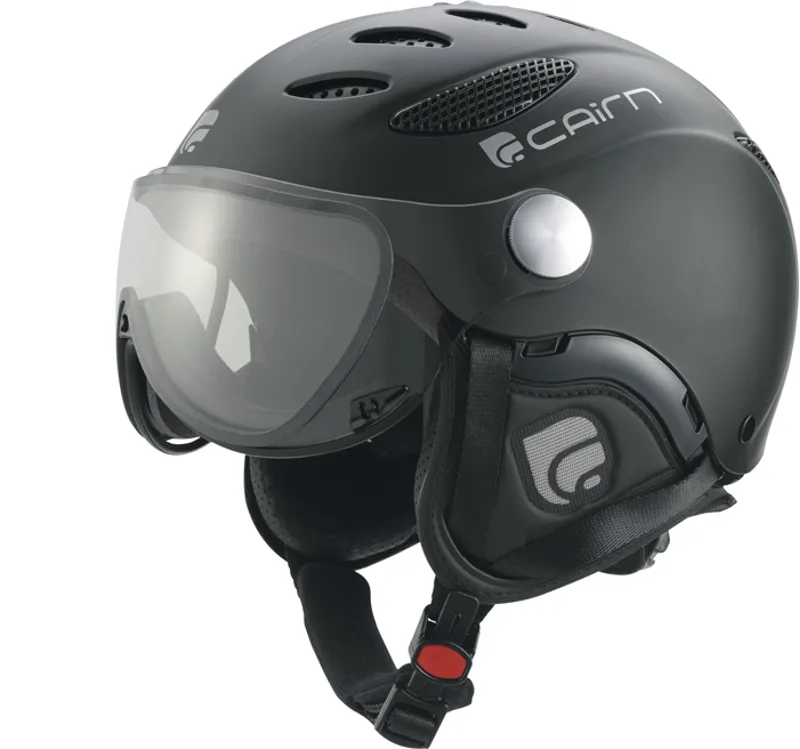 Cairn Cosmos Ski Helmet Black with Chromax Light Changing Visor