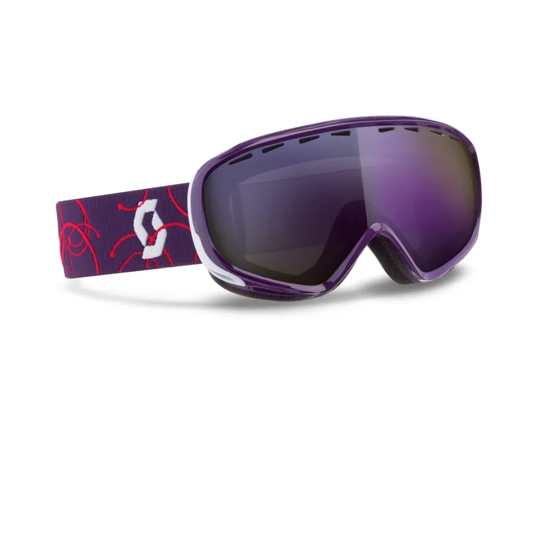 Scott Dana Womens Std Ski Goggles Purple with Purple Chrome Lens