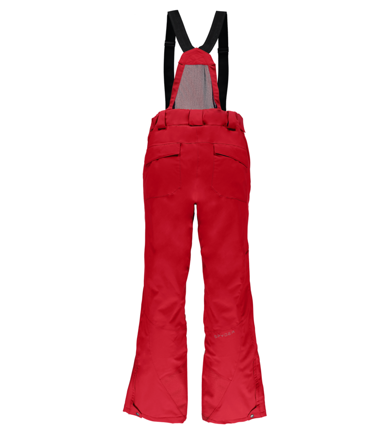 Spyder Dare Tailored Mens Ski Pants In Red-1